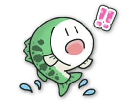 Sticker of daily life for Bass Angler. sticker #15797745