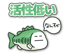 Sticker of daily life for Bass Angler. sticker #15797746
