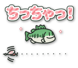 Sticker of daily life for Bass Angler. sticker #15797750