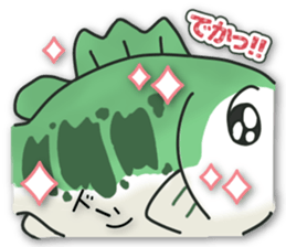 Sticker of daily life for Bass Angler. sticker #15797752