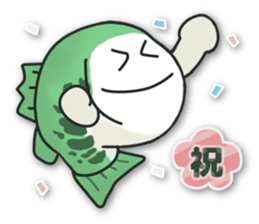 Sticker of daily life for Bass Angler. sticker #15797754