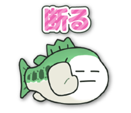 Sticker of daily life for Bass Angler. sticker #15797755