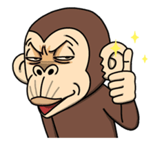 Crazy Funky Monkey4 sticker #15798250