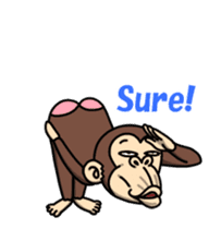 Crazy Funky Monkey4 sticker #15798251