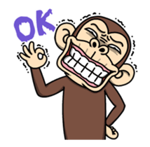 Crazy Funky Monkey4 sticker #15798252