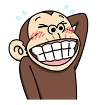 Crazy Funky Monkey4 sticker #15798253