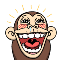 Crazy Funky Monkey4 sticker #15798254