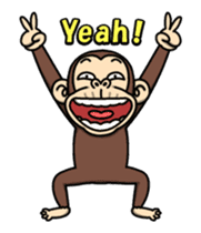 Crazy Funky Monkey4 sticker #15798257
