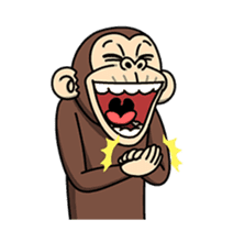 Crazy Funky Monkey4 sticker #15798259