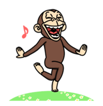 Crazy Funky Monkey4 sticker #15798260