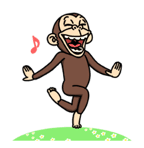 Crazy Funky Monkey4 sticker #15798260