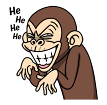 Crazy Funky Monkey4 sticker #15798261