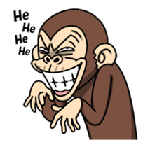 Crazy Funky Monkey4 sticker #15798261