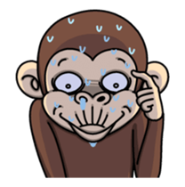 Crazy Funky Monkey4 sticker #15798262