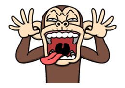 Crazy Funky Monkey4 sticker #15798264