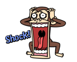 Crazy Funky Monkey4 sticker #15798266