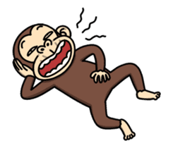 Crazy Funky Monkey4 sticker #15798268