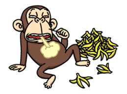 Crazy Funky Monkey4 sticker #15798269