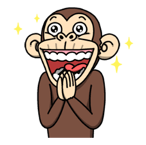 Crazy Funky Monkey4 sticker #15798270