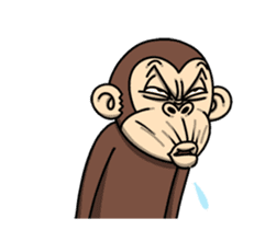 Crazy Funky Monkey4 sticker #15798271