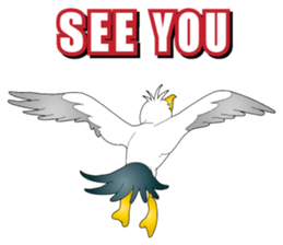 Hustle Sea Gull sticker #15798444