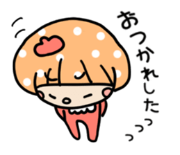 Mushroom cut of girl vol2 sticker #15798674