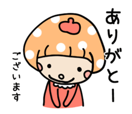 Mushroom cut of girl vol2 sticker #15798677