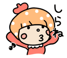 Mushroom cut of girl vol2 sticker #15798681