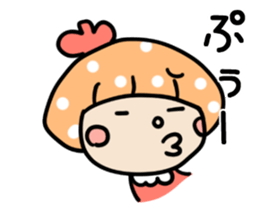 Mushroom cut of girl vol2 sticker #15798682