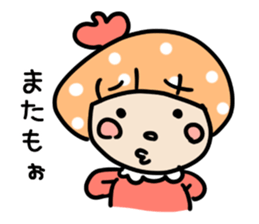 Mushroom cut of girl vol2 sticker #15798687