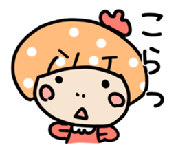 Mushroom cut of girl vol2 sticker #15798688