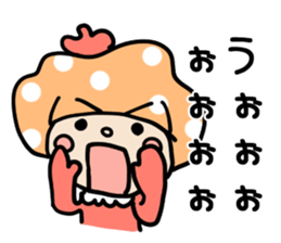 Mushroom cut of girl vol2 sticker #15798690