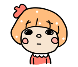 Mushroom cut of girl vol2 sticker #15798698