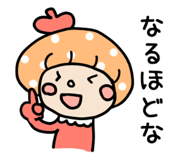 Mushroom cut of girl vol2 sticker #15798700