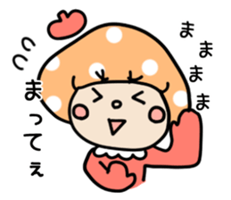 Mushroom cut of girl vol2 sticker #15798703