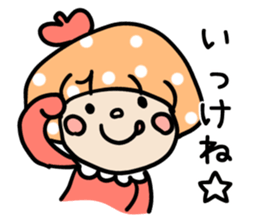Mushroom cut of girl vol2 sticker #15798704