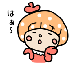 Mushroom cut of girl vol2 sticker #15798705