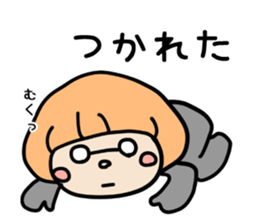 Mushroom cut of girl vol2 sticker #15798707