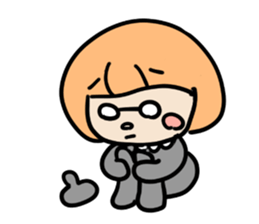 Mushroom cut of girl vol2 sticker #15798710