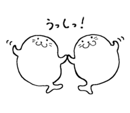 Twins of seals part1 sticker #15798894