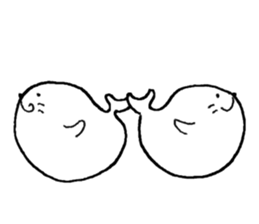 Twins of seals part1 sticker #15798903