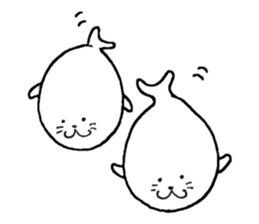 Twins of seals part1 sticker #15798910