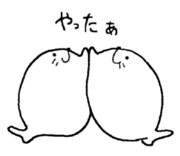Twins of seals part1 sticker #15798922