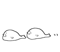 Twins of seals part1 sticker #15798928
