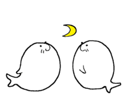 Twins of seals part1 sticker #15798929