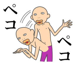 Fun but creepy Man's edition 2 sticker #15799047