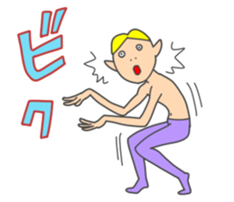 Fun but creepy Man's edition 2 sticker #15799055