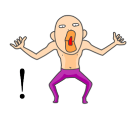 Fun but creepy Man's edition 2 sticker #15799076