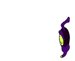 Irregular eggplants pack1 sticker #15799271