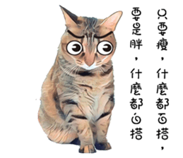 abby cat cat sticker #15799302